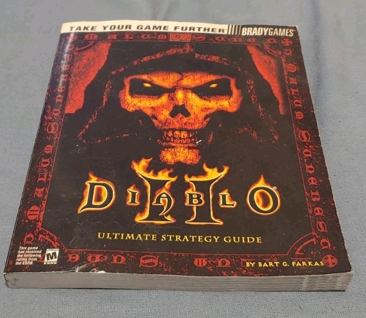 Diablo 2 II 2001 Ultimate Strategy Guide Game Book Brady Games Used