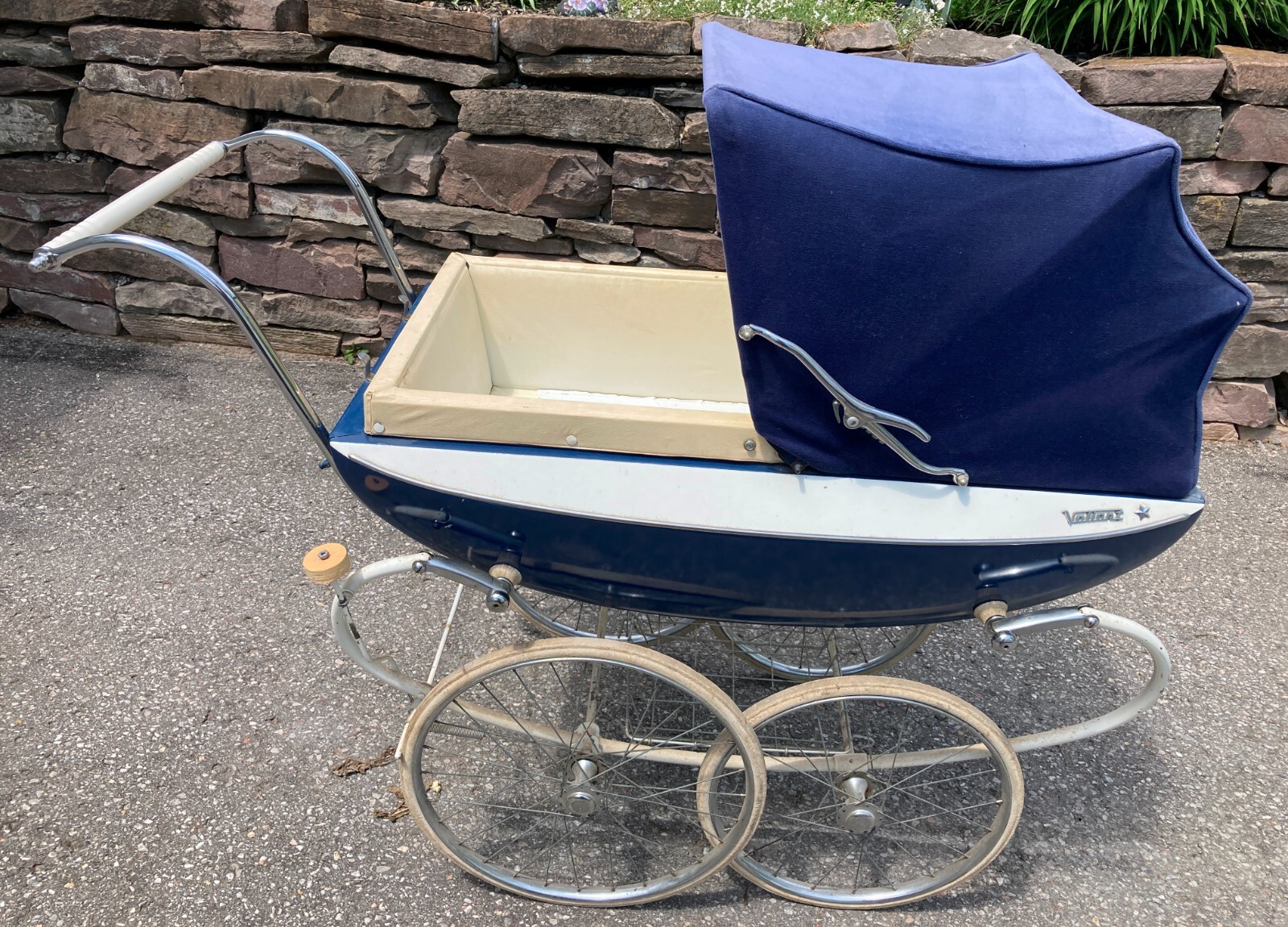TB0006 Vtg Pedigree Valiant Baby Buggy Carriage Pram Stroller 1950s