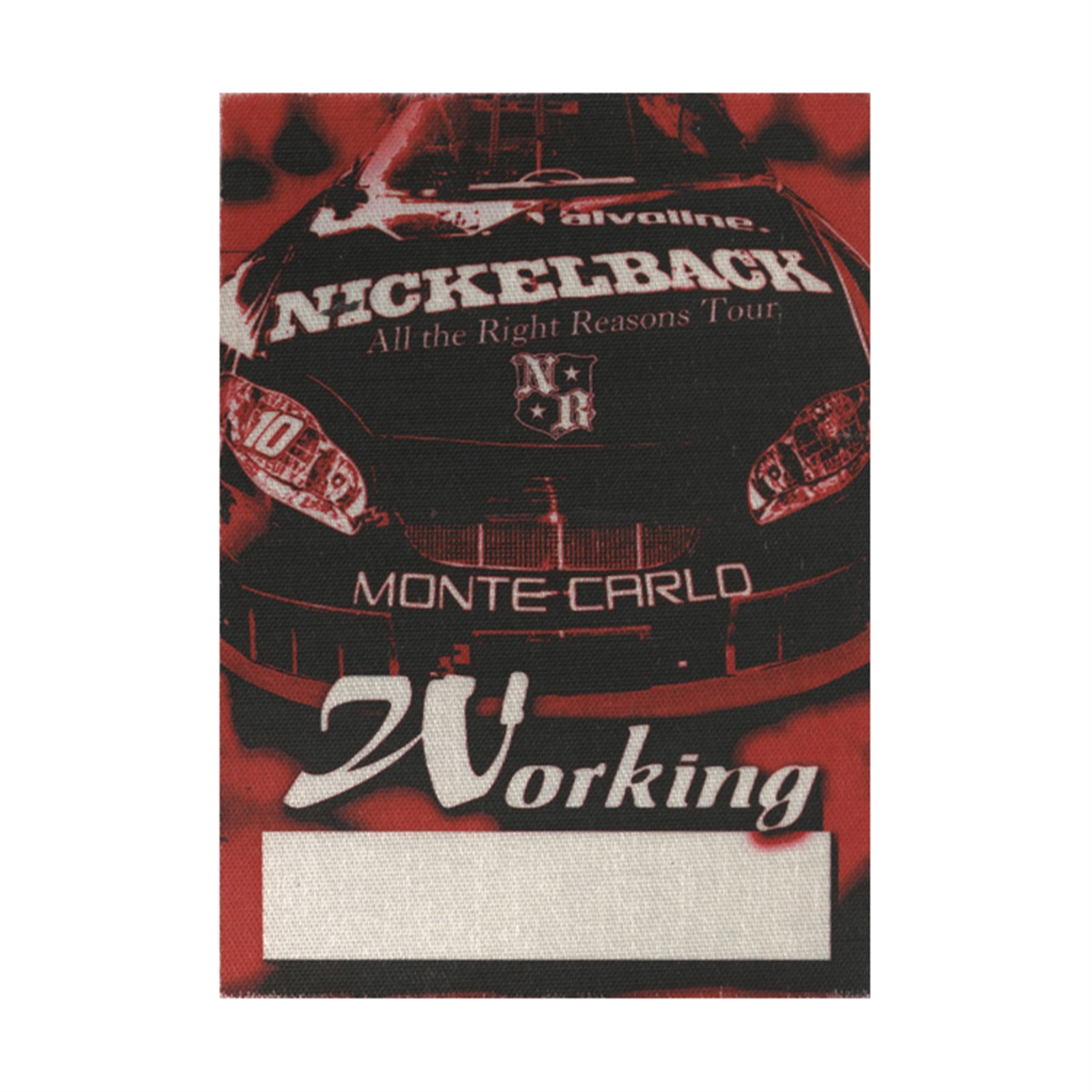 Nickelback 2005 All the Right Reasons Concert Tour Working Backstage Pass