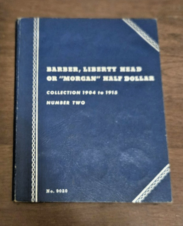 Whitman #9020 Barber, Liberty Head or Morgan Half Dollar Coin Album/Folder