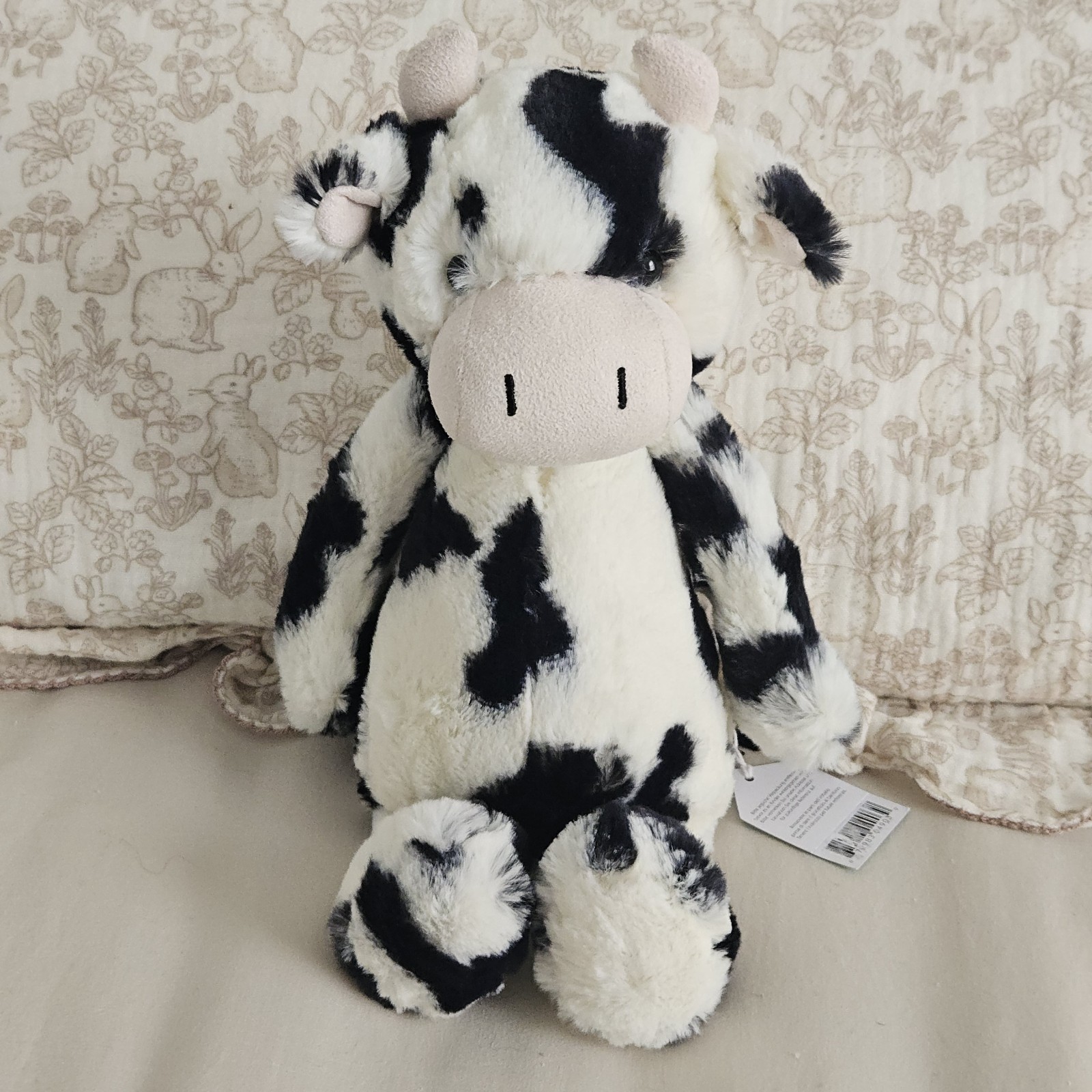 Jellycat Bashful Calf Cow Plush 12 Brand New with Tags Retired Stuffed Animal