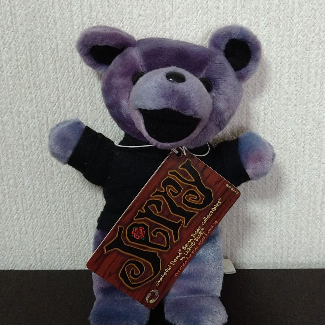 Jerry Grateful Dead Bear Plush Toy Black T-Shirt - Collectible