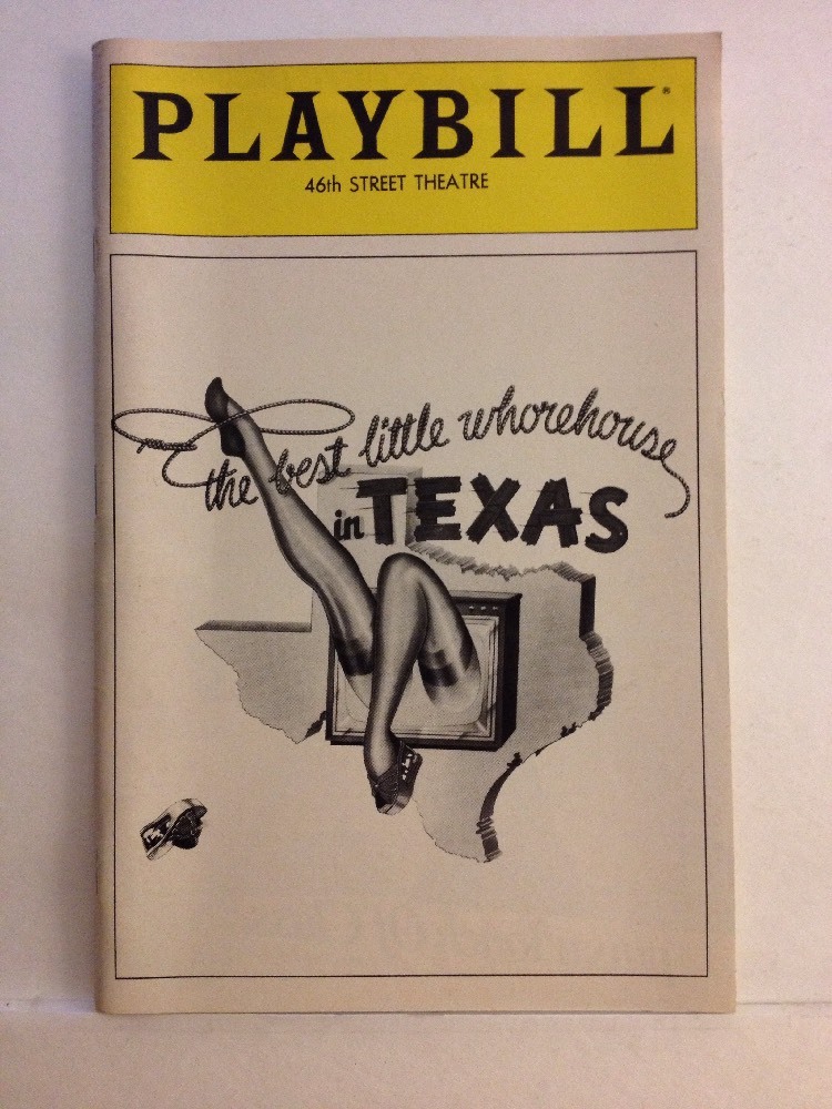 The Best Little Whorehouse In Texas at 46th Street Theatre Playbill January 1982