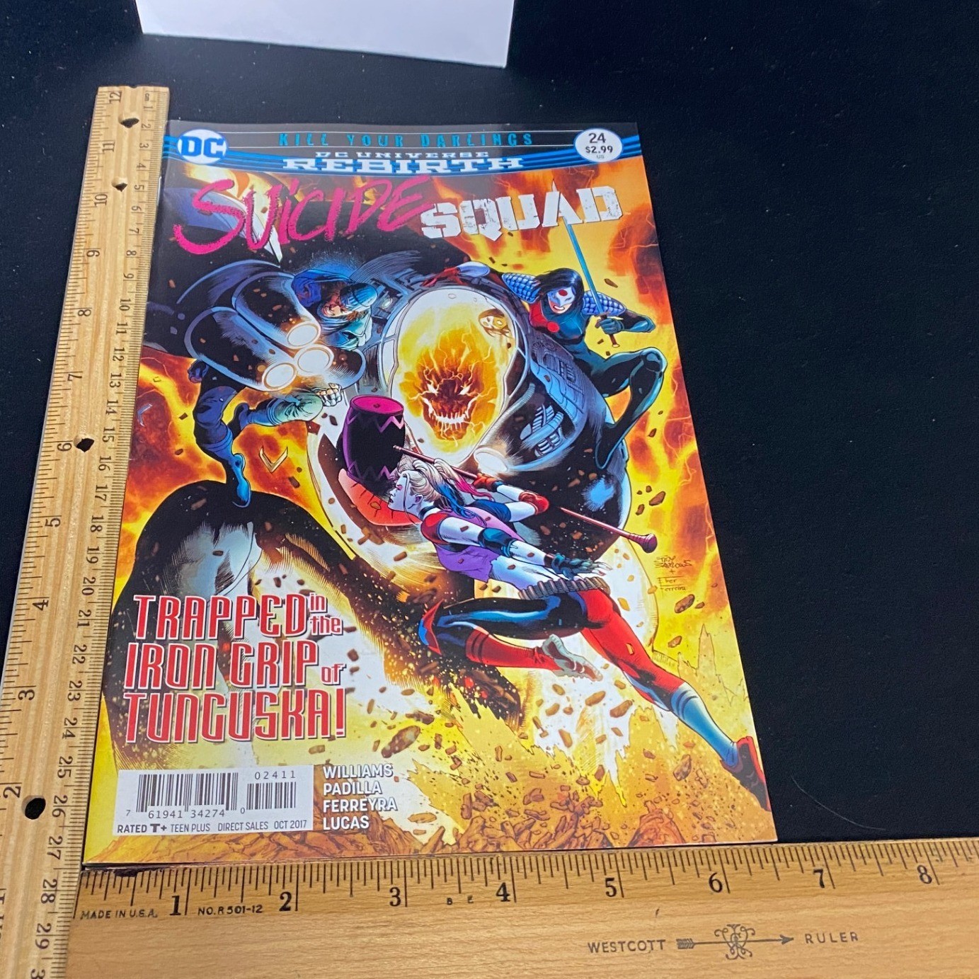 Suicide Squad Rebirth #24 Comic Book DC Comics Trapped Iron Grip Tunguska!