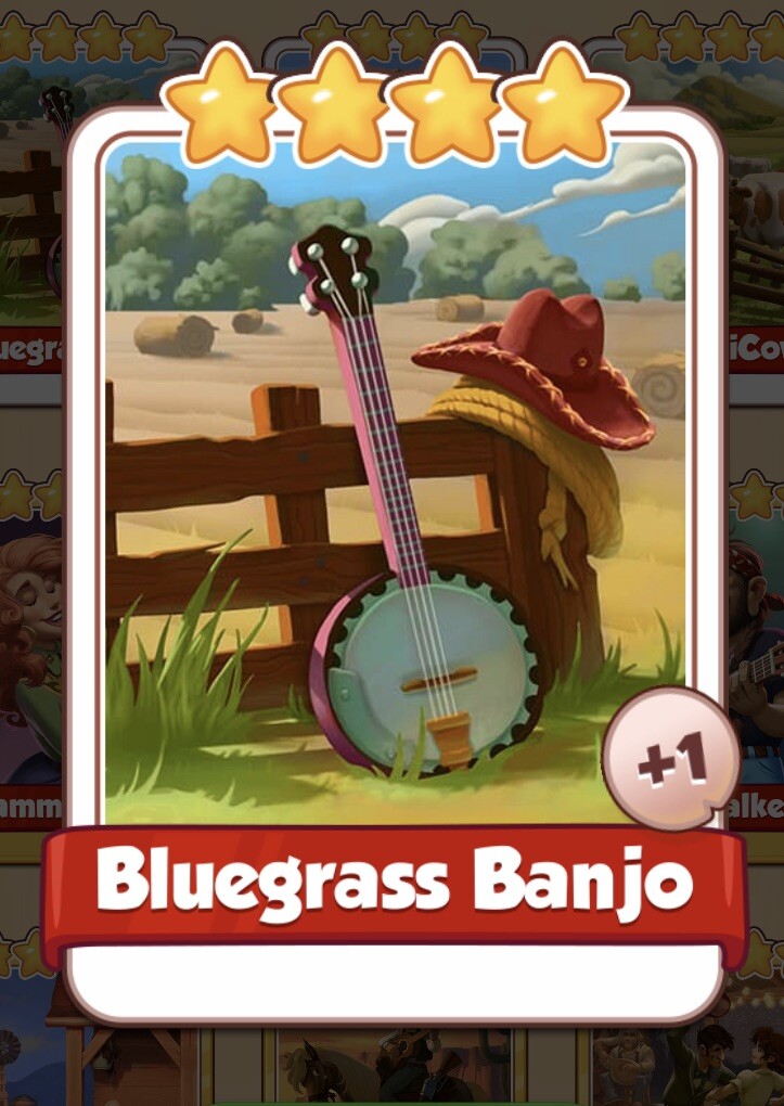 coin master Blugrass Banjo Rare card