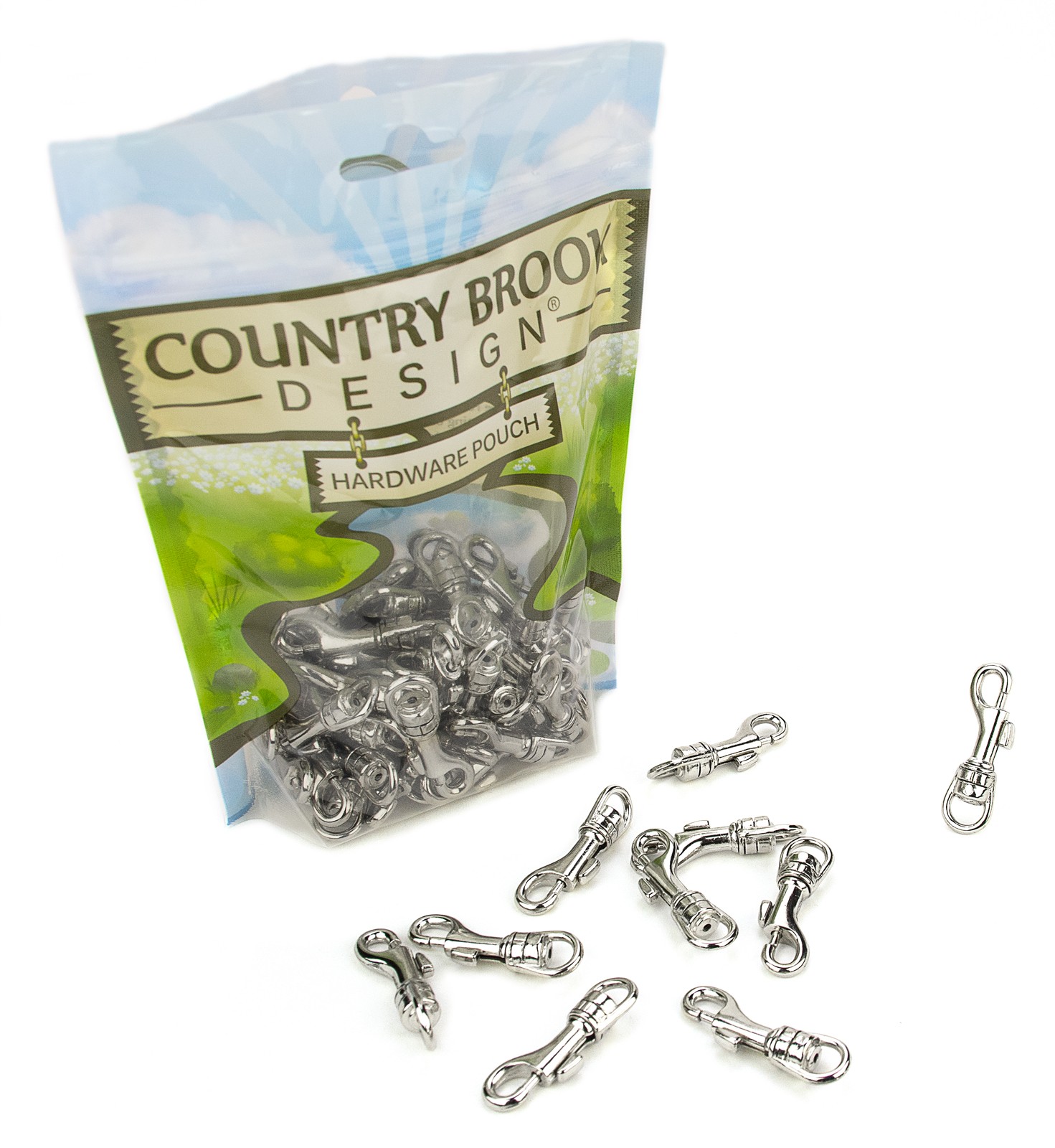 100 - Country Brook Design® 1/4 Inch Heavy Swivel Snap Hooks