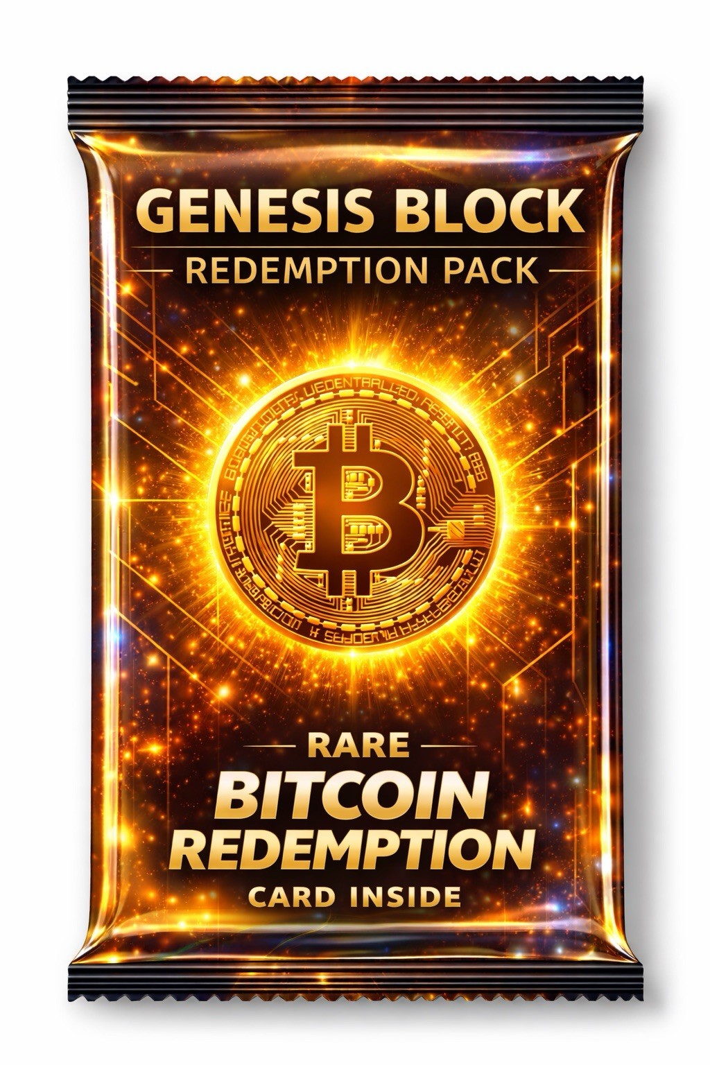 Genesis Block Crypto-Collectible Rare Bitcoin Redemption Card Genesis