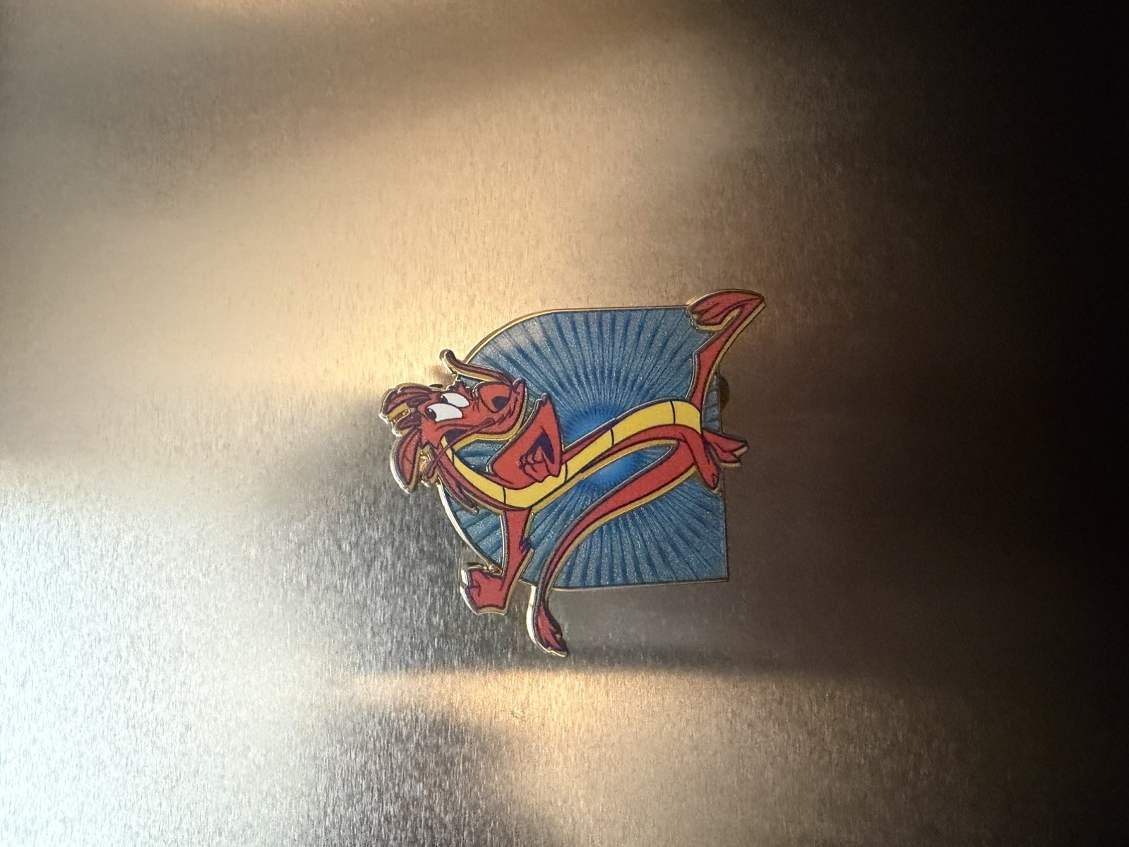 2025 D23 Gold Member Mulan Mushu Disney Pin