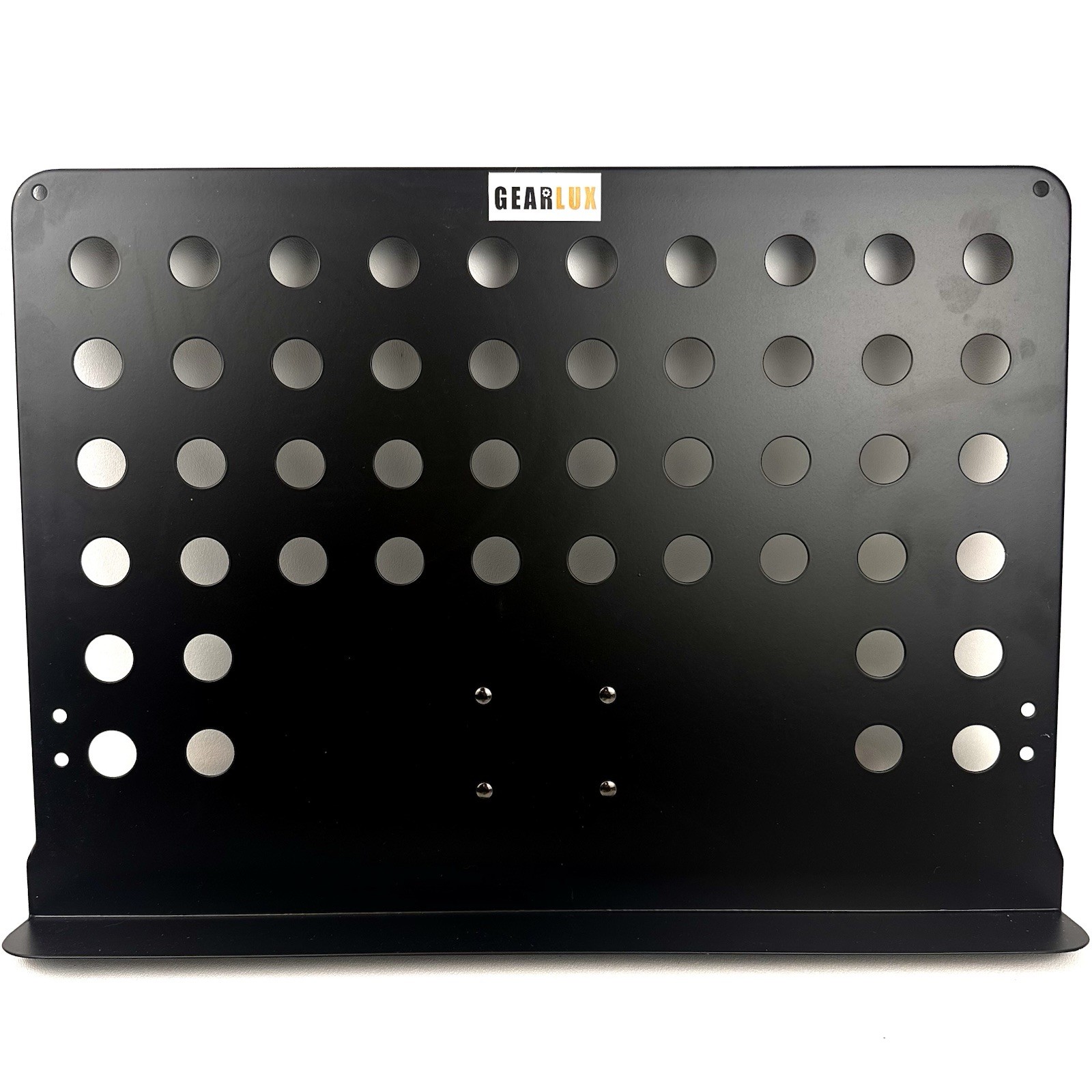 GEARLUX Music Stand Holder Adjustable Metal Sheet Music Platform for Mic Stand