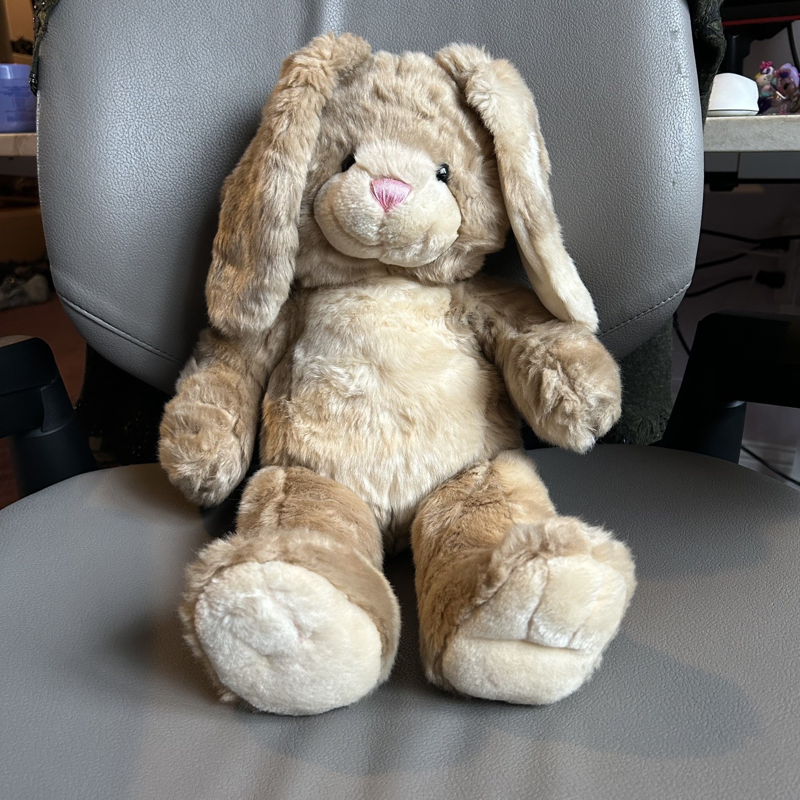 IMMACULATE Build A Bear  "Vanilla Fudge Bunny' plush rabbit excellent soft 