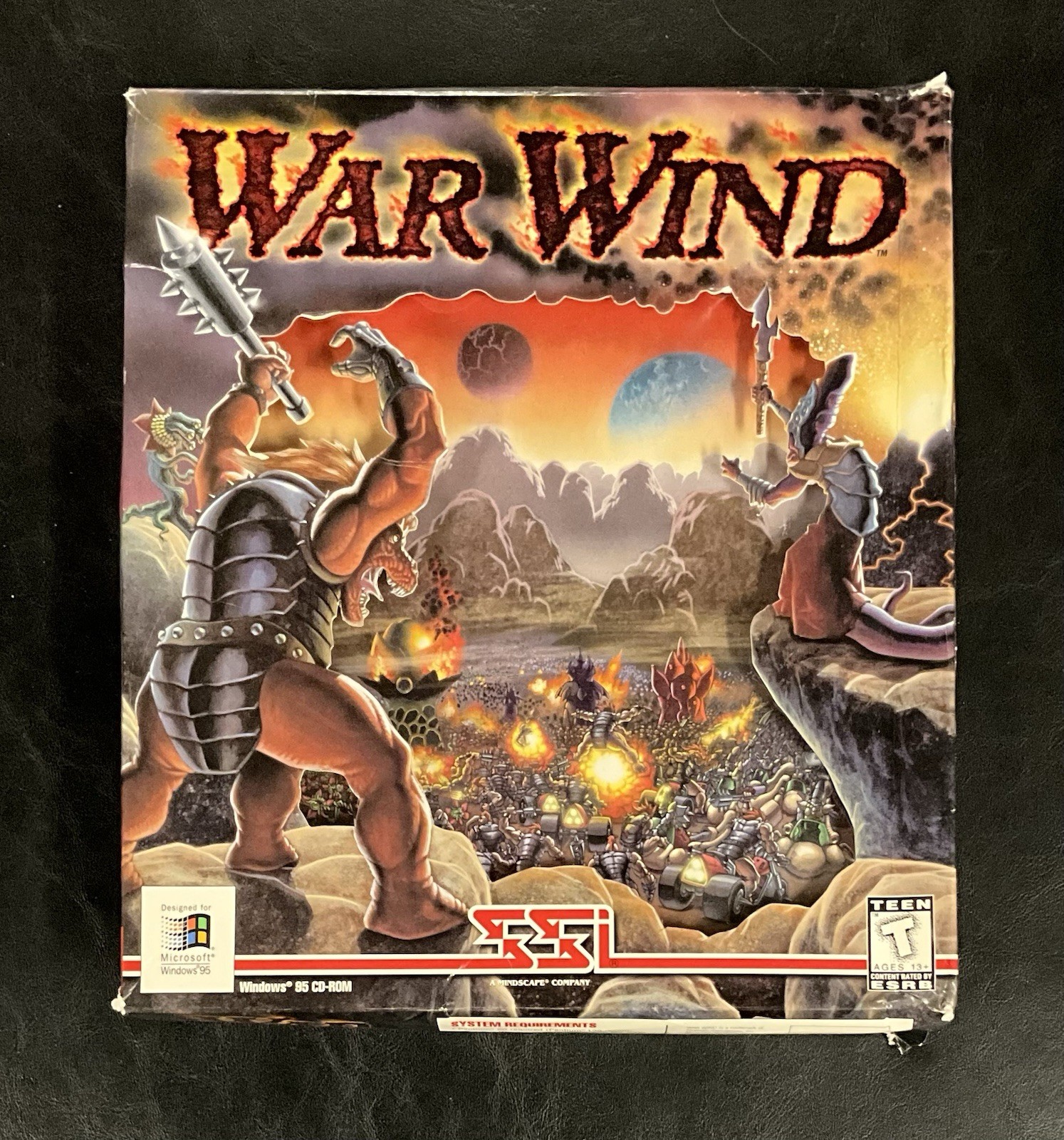 WAR WIND 1996 SSL Big Box Windows 95 CDROM Game. COMPLETE