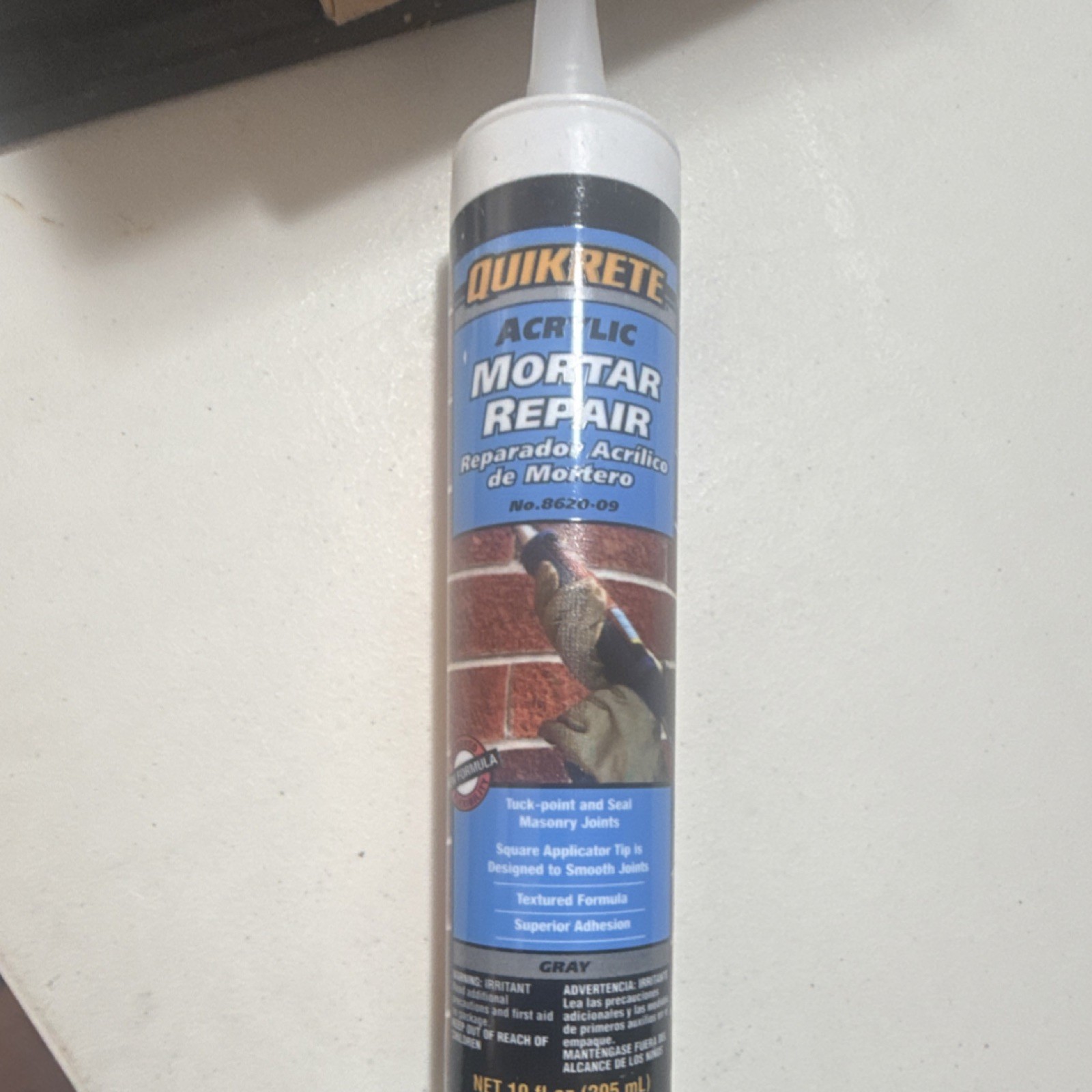 Quikrete Acrylic Mortar Repair 8620-09 Mortar Repair Sealant