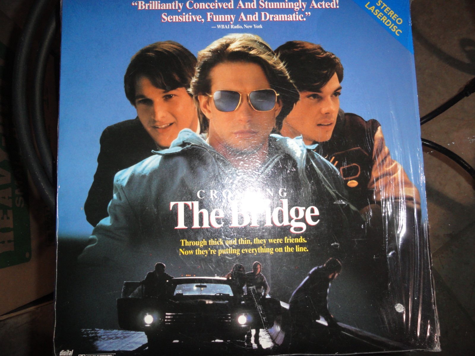 TOUCHSTONE HOME VIDEO LASER DISC CROSSING THE BRIDGE EXTENDED PLAY 1584-AS