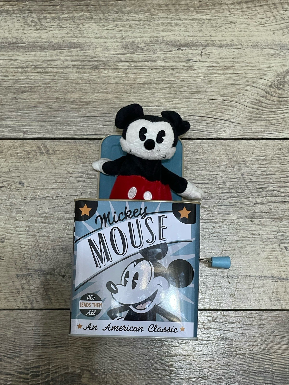 Disney Baby Mickey Mouse 100th Anniversary Pop Up Toy Plays Mickey Mouse