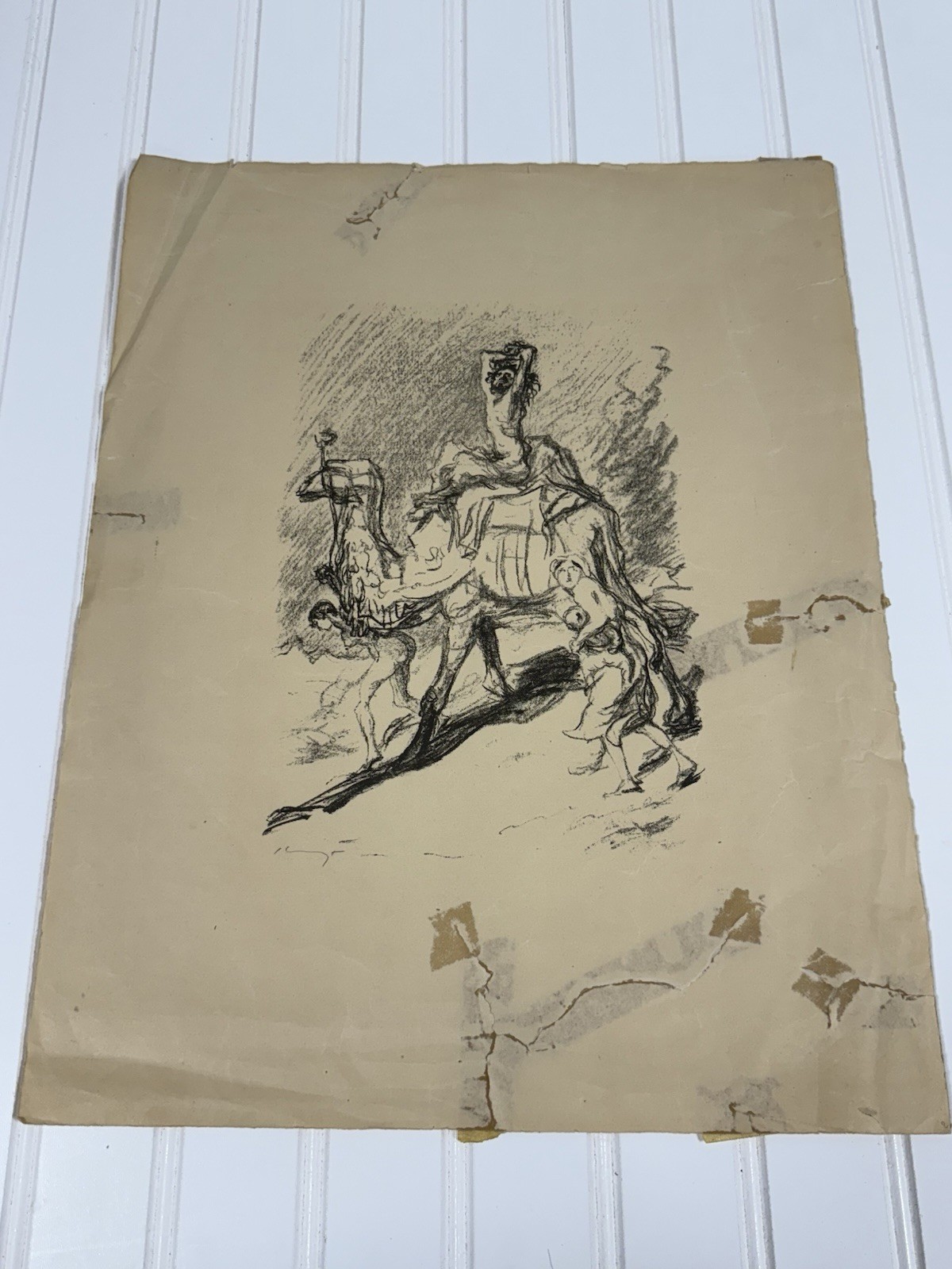 Max Slevogt 1868-1932 - Lithograph 1917 - Mohamed - Antique