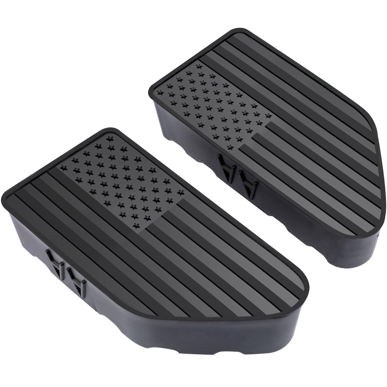 Bed Rail Stake Pocket Covers for GMC For Silverado Sierra 2019-2026, Black 