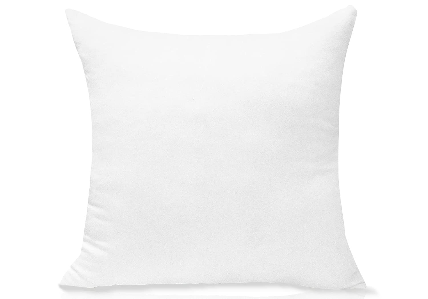 JIEITIVE Throw Pillow Inserts Hypoallergenic Premium 20 x 20 Inches, White 