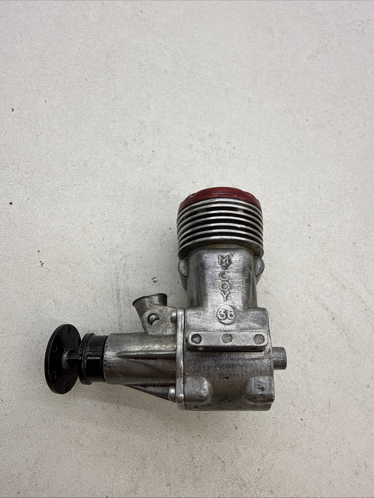 Vintage McCoy 36 Red Head Model Airplane  Engine M7