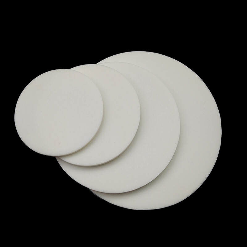 85mm~184mm Dia Round Silicone Rubber Sheet Mat Heat Resist 5mm Thick White/Black