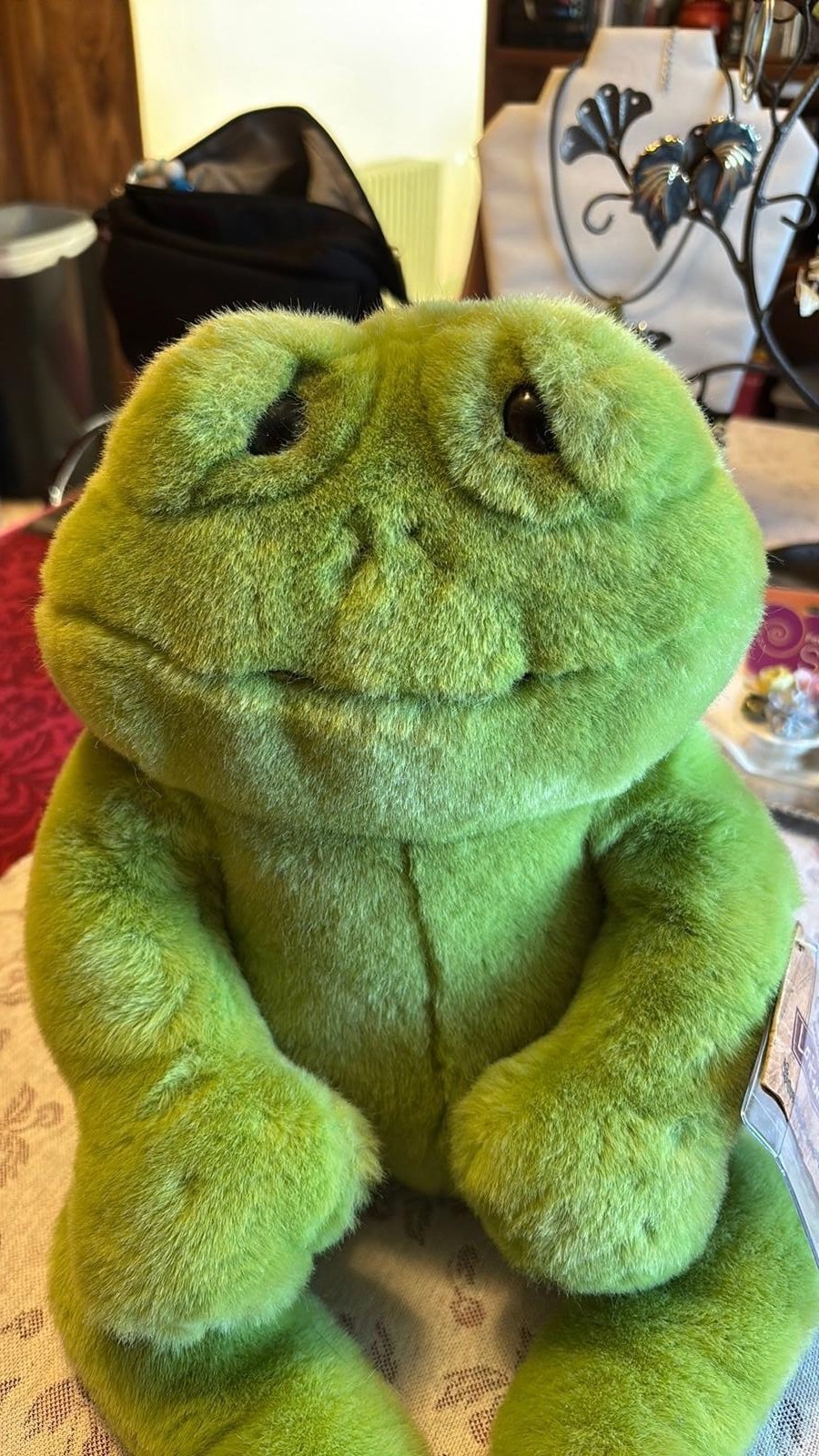 Applause Lou Rankin Happy Herbert Plush Frog