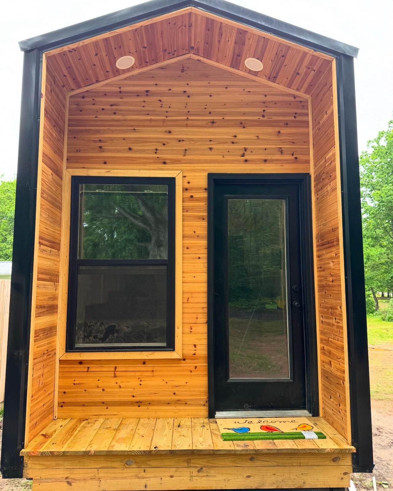 New Build Tiny House - 16' X 8'  Black Metal & Wood (Full Price in Description)