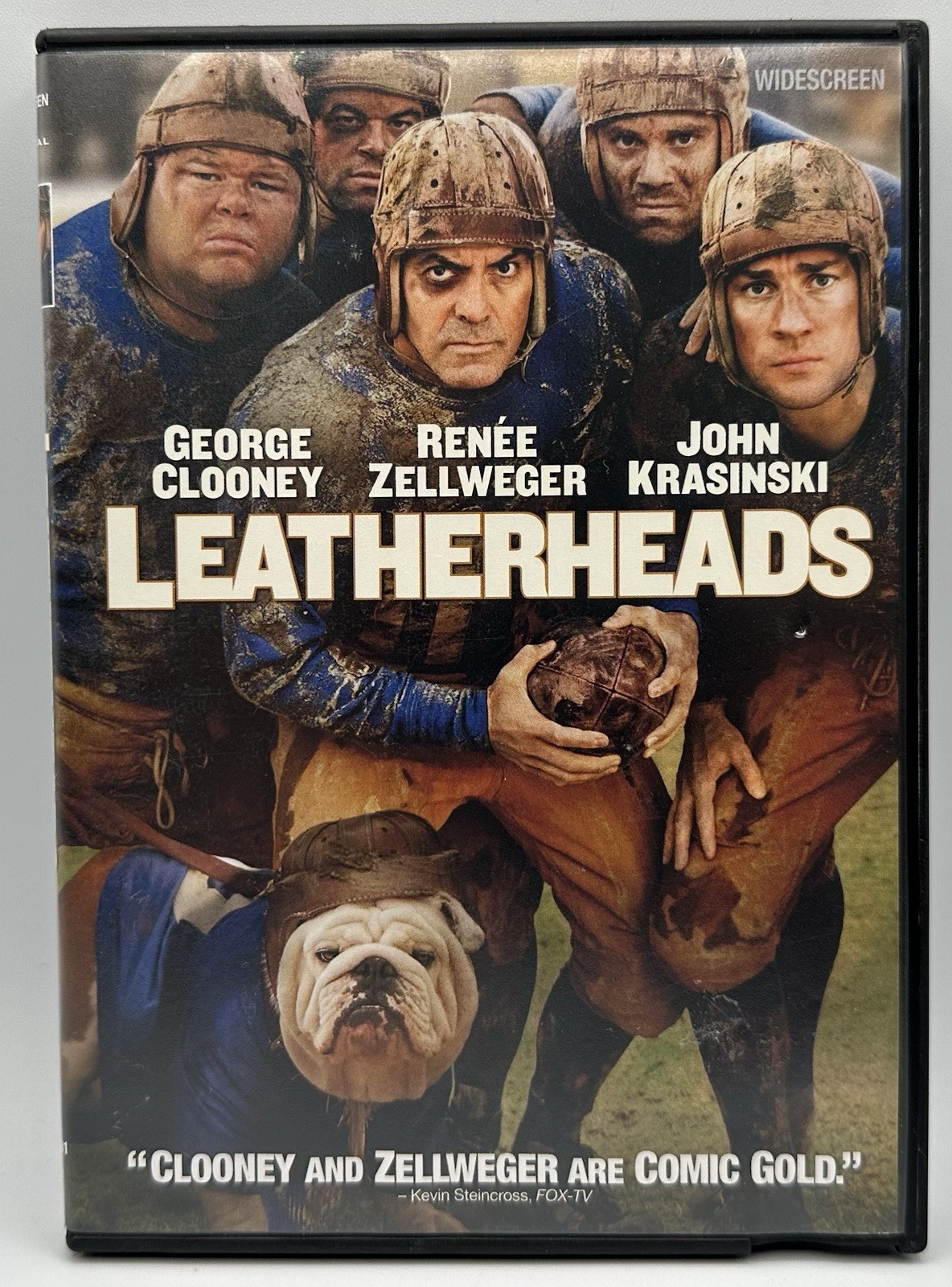 Leatherheads DVD Widescreen George Clooney Renee Zellweger John Krasinski 2008