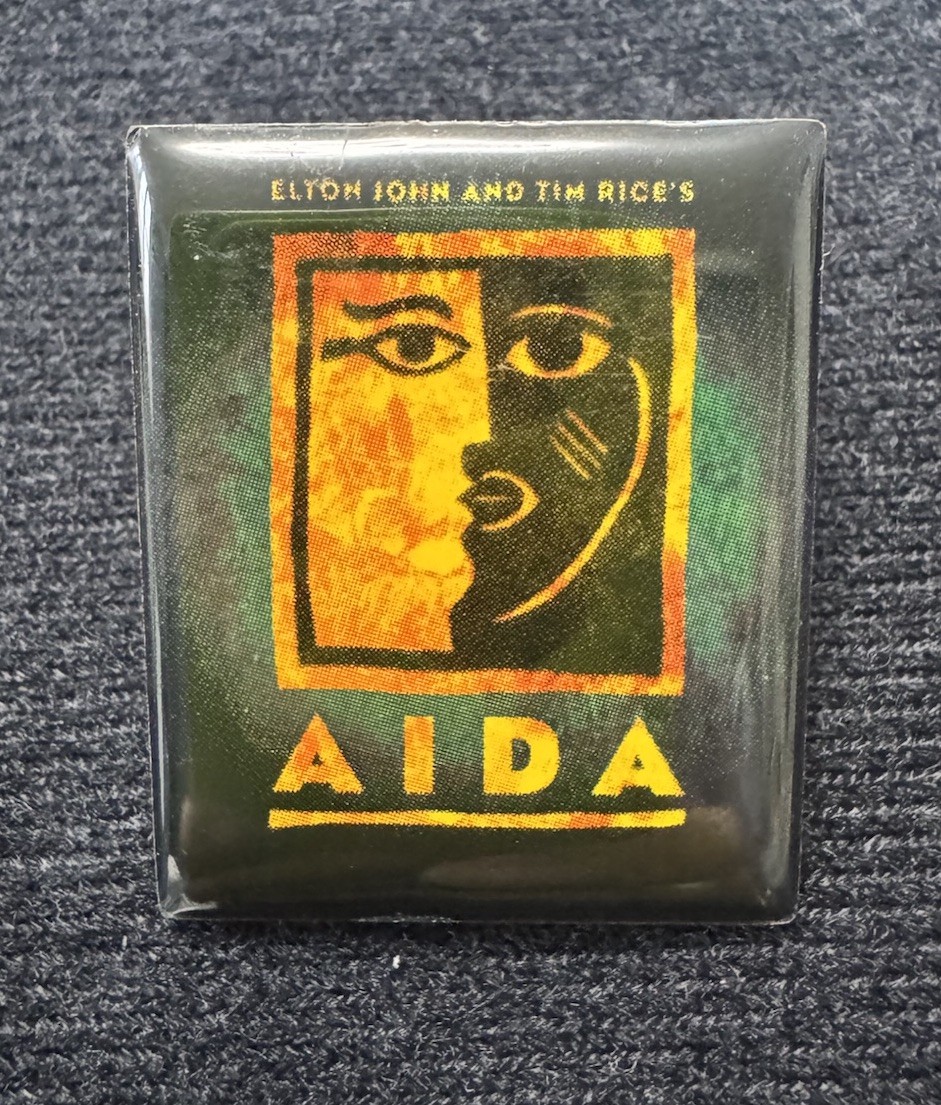 AIDA Broadway Musical Elton John Tim Rice Lapel Pin