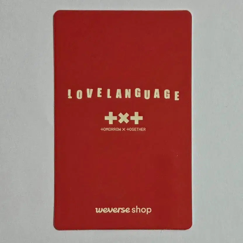 TXT Love Language Weverse Special Photo Card Subin
