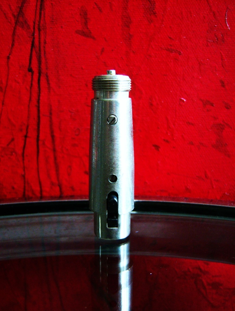 Vintage 1970's Switchcraft A3F XLR to 5/8 X 27 microphone connector / adapter 1