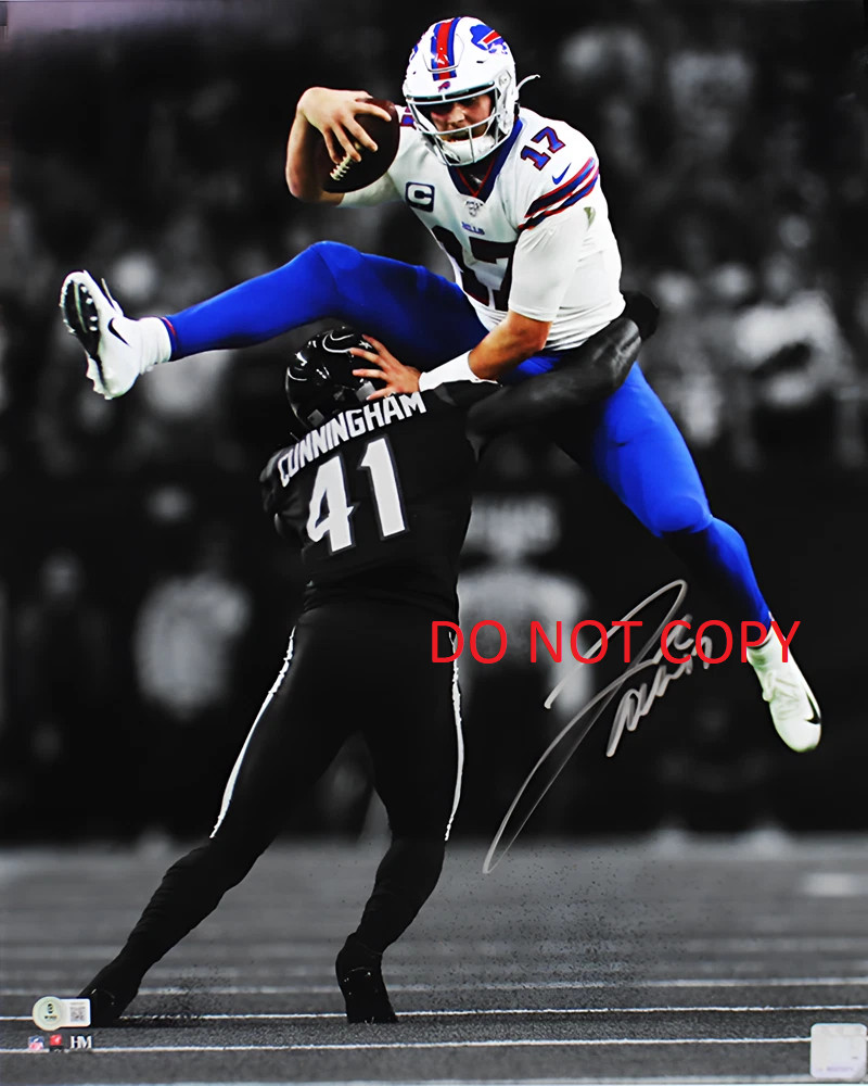 JOSH ALLEN - BILLS Autographed Signed 8x10 Reprint Photo #5 !!