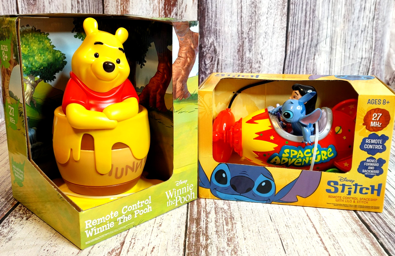 Disney Winnie The Pooh and Lilo & Stitch Remote Controlled Collectables.