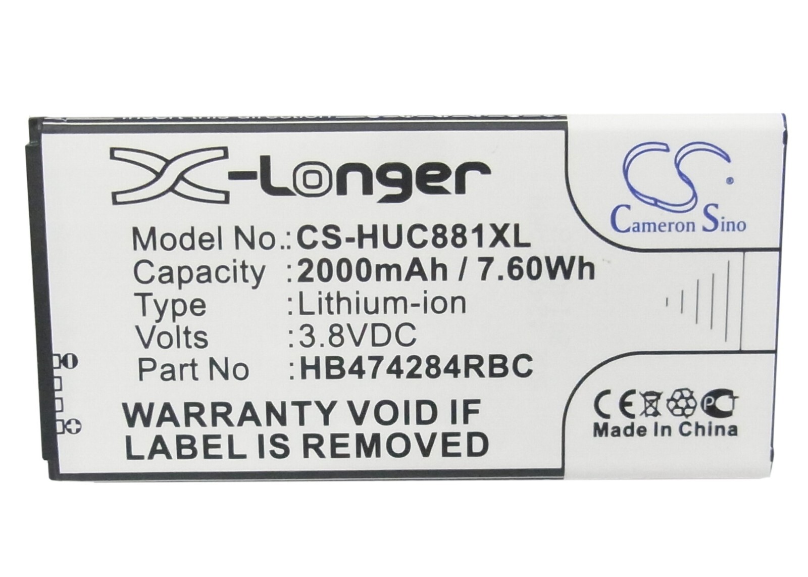 BATTERIE 2000mAh For Huawei Ascend G521 G615 G620 Y5 Y523 Y550