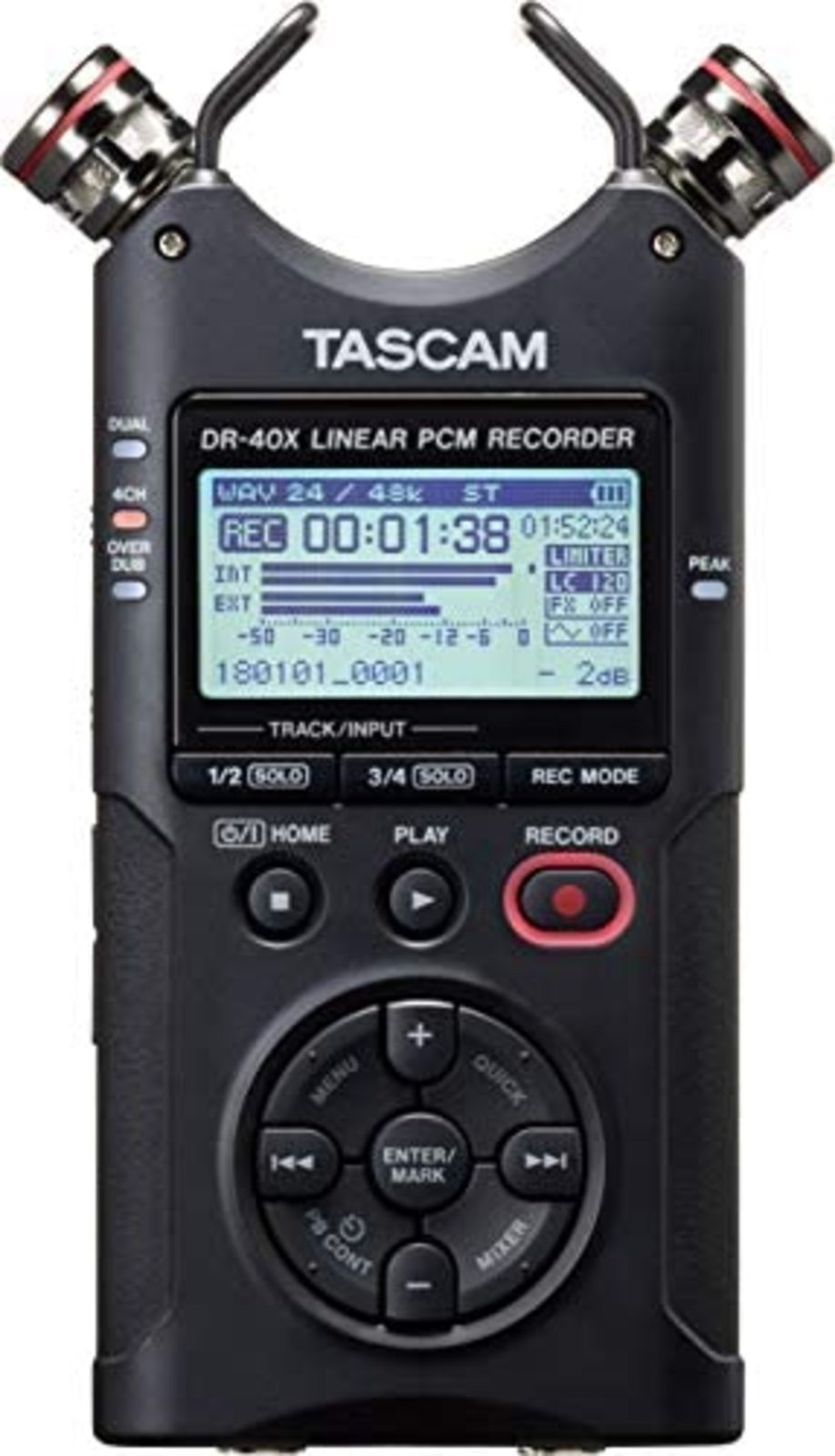 TASCAM DR-40X 4-Channel Linear PCM Recorder with USB Audio Interface F/S wTrack#