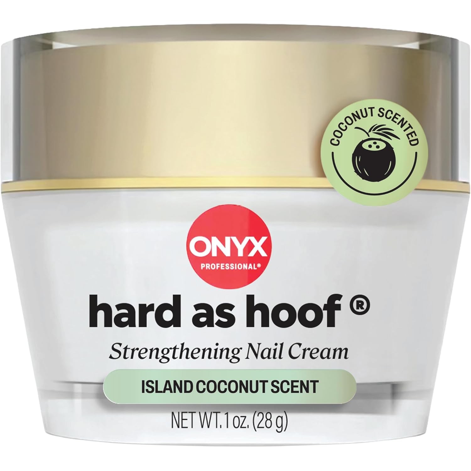 Hard As Hoof Nail Strengthening Cream with Coconut Scent, Nail Growth & Conditio