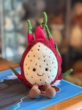 Jelly 7 in Dragon Fruit Cute Cat New Soft Plush Stuffed Toy Perfect Gift