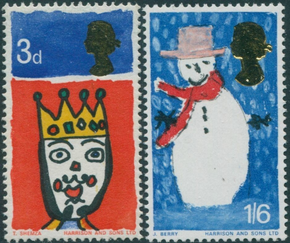 Great Britain 1966 SG713-714 QEII Christmas set MNH
