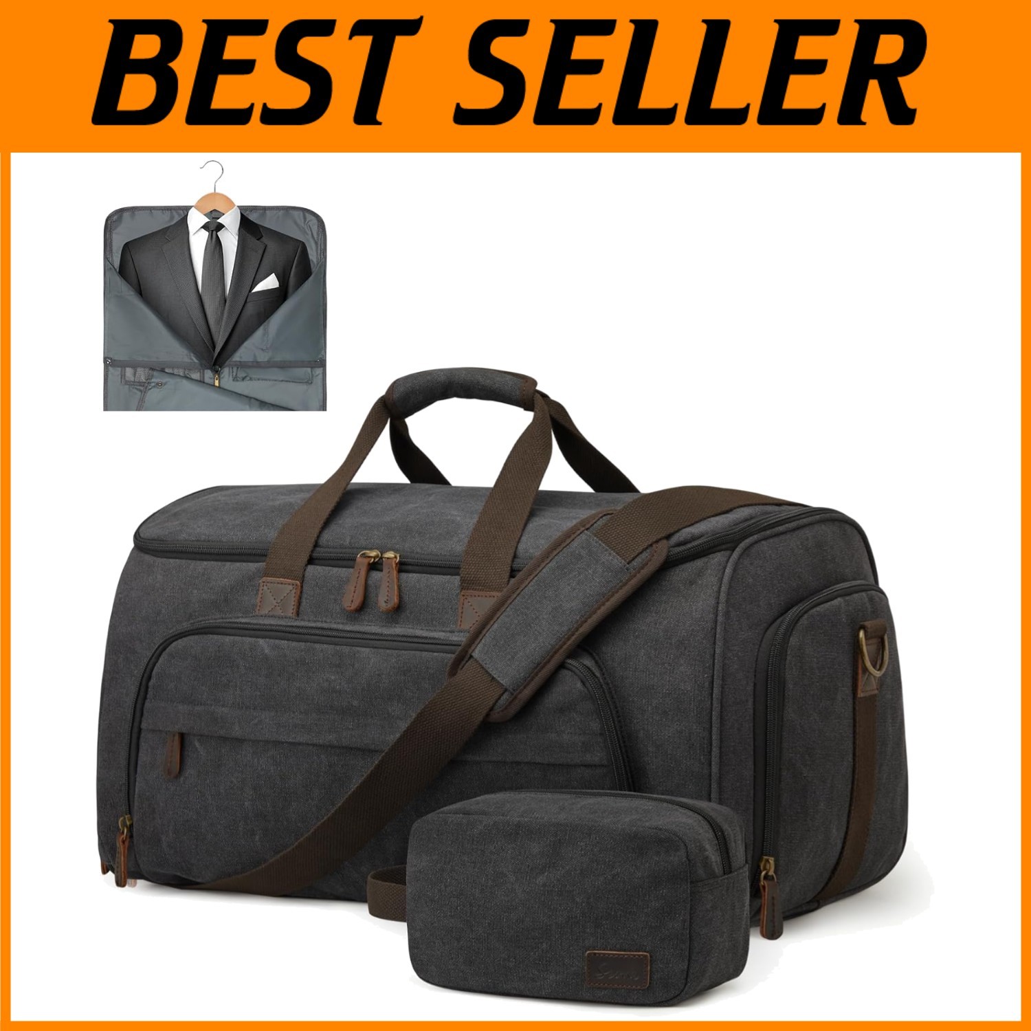 2-in-1 Carry On Garment Duffel Bag for Travel