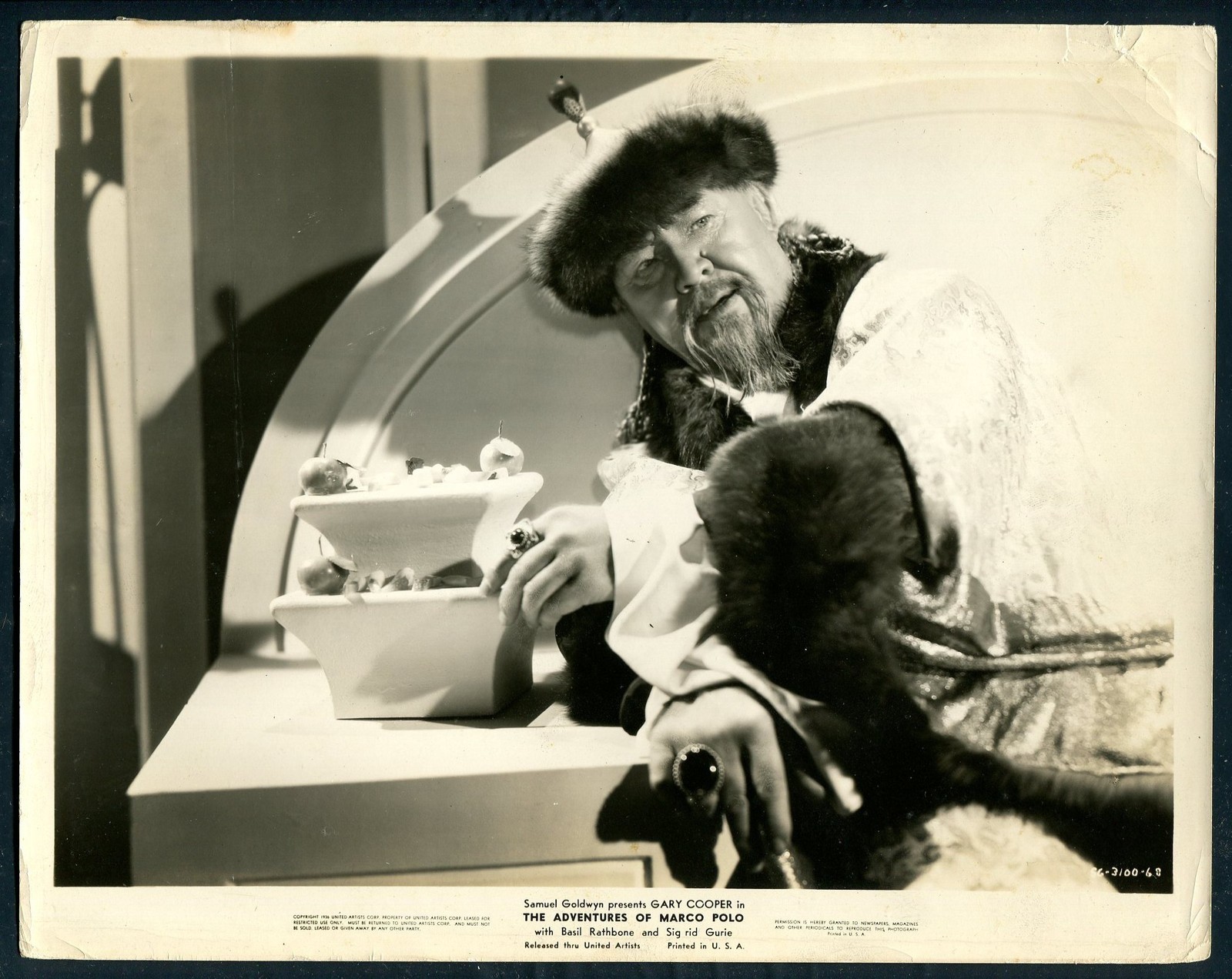 GEORGE BARBIER in The Adventures Of Marco Polo '36 RINGS