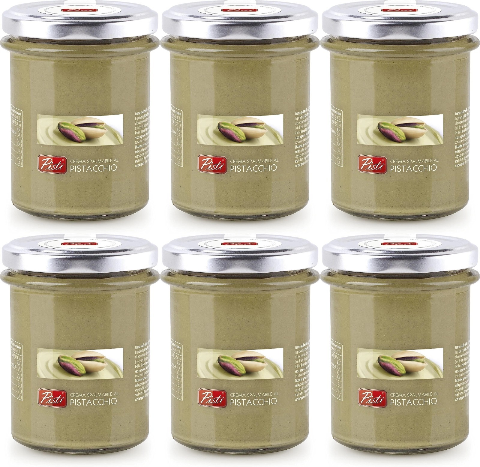 6x PISTI Spreadable Pistachio Cream 200g Rich, Nutty & Delicious Treat PACK OF 6