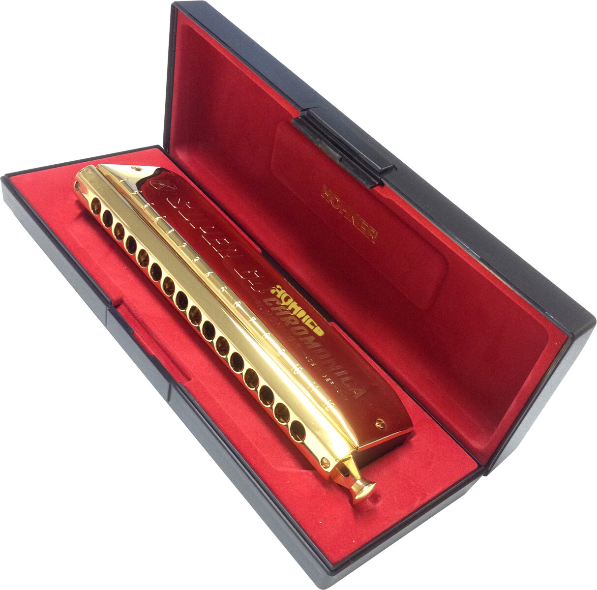 HOHNER Chromatic harmonica Super 64 Gold 7583/64C made in Germany NEW