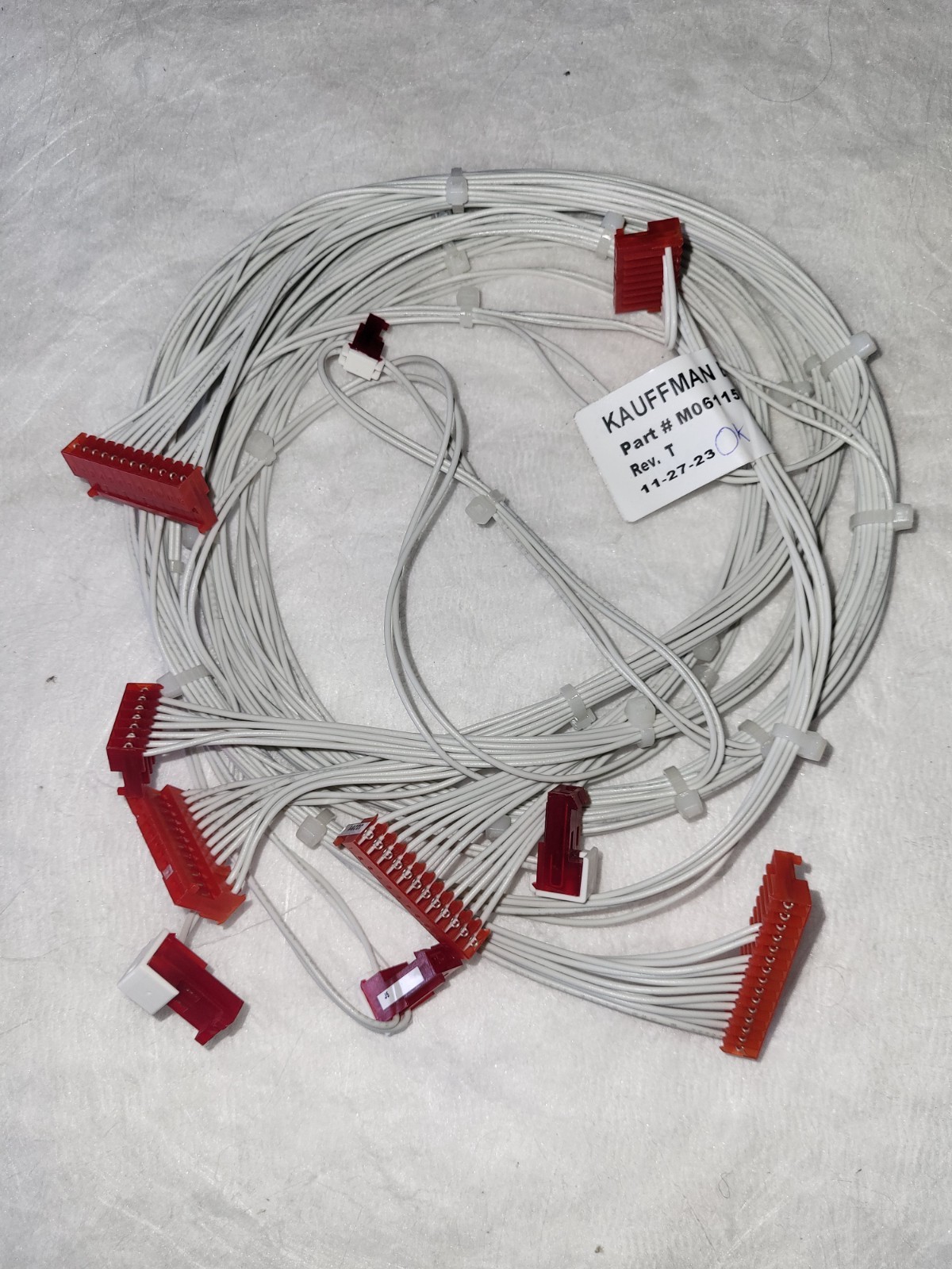 Veeder Root/Gilbarco M06115A002 Cable Asmbly,connects PPU, Card Reader, E-Cim