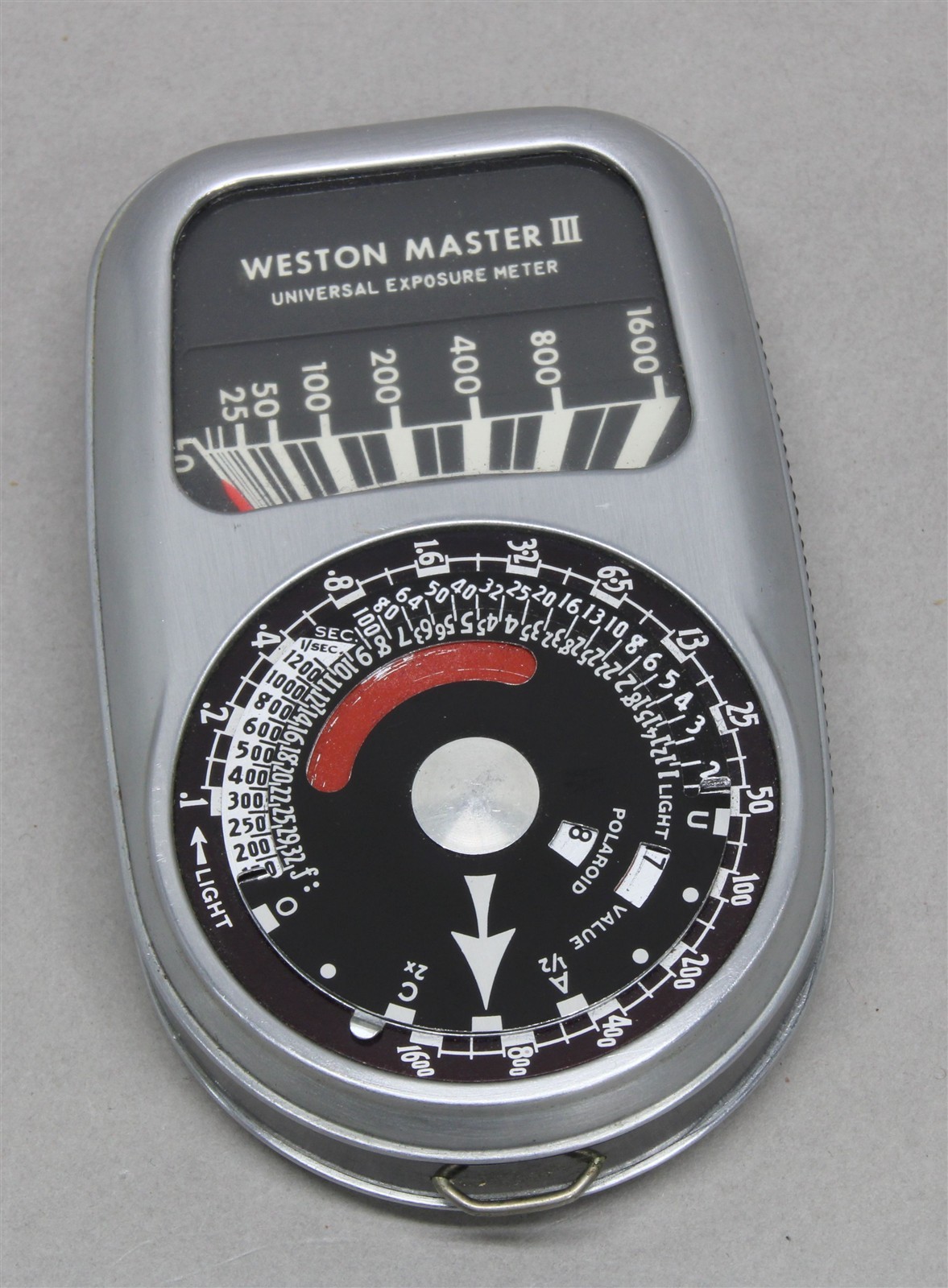 Vintage WESTON MASTER III MODEL 737 Exposure Light Meter Selenium Cell WORKS VGC