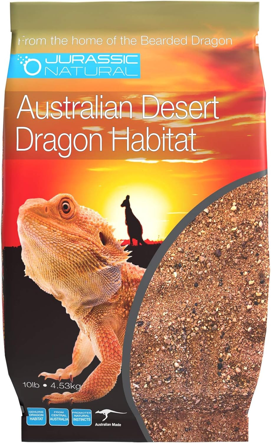 Jurassic Natural Australian Desert Dragon Habitat Substrate for Bearded Dragons 