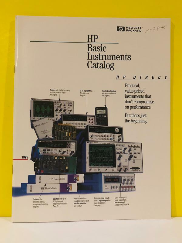 HP 5963-7144 EUS Basic Instruments Catalog