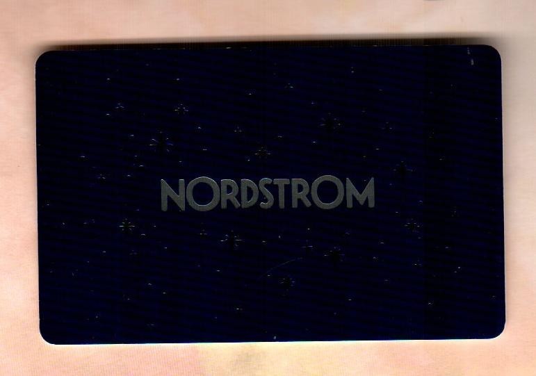 NORDSTROM Christmas, Blue Stars ( 2023 ) Gift Card ( $0 )