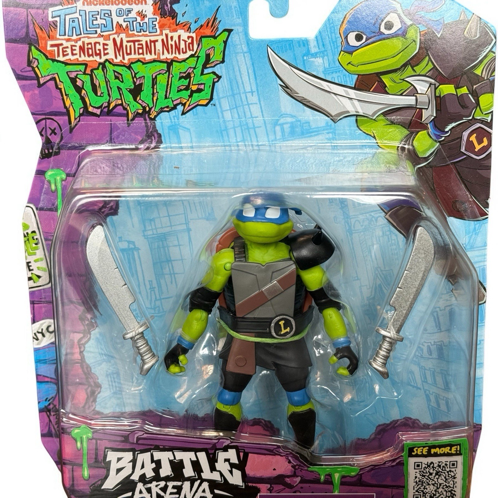 Tales Of the Teenage Mutant Ninja Turtles Battle Arena Leonardo NIB