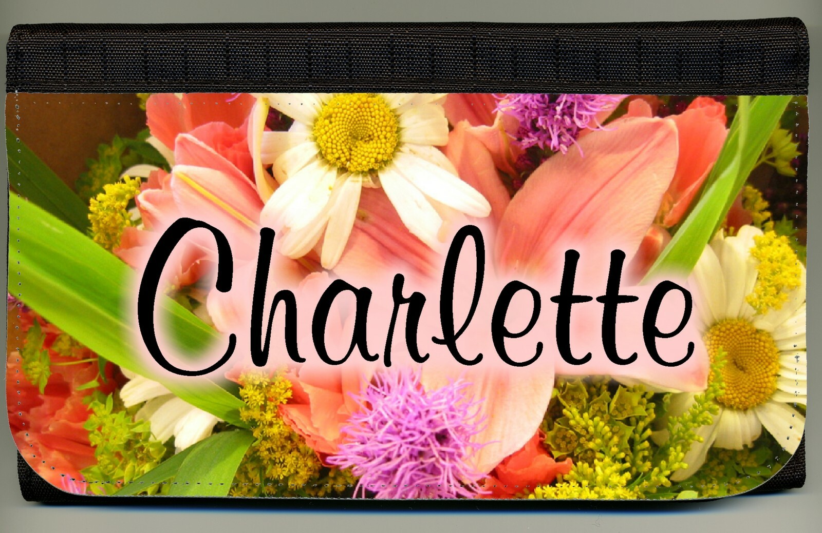 Personalized Custom Floral Color Photo Ladies Wallet Credit Card Coin Holder NEW