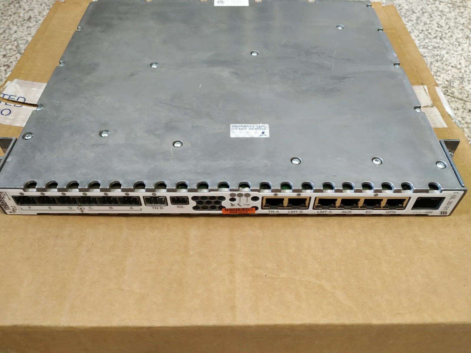 Ericsson LTE Baseband Unit KDU 137 533/4 R1F Model DUL 20 01