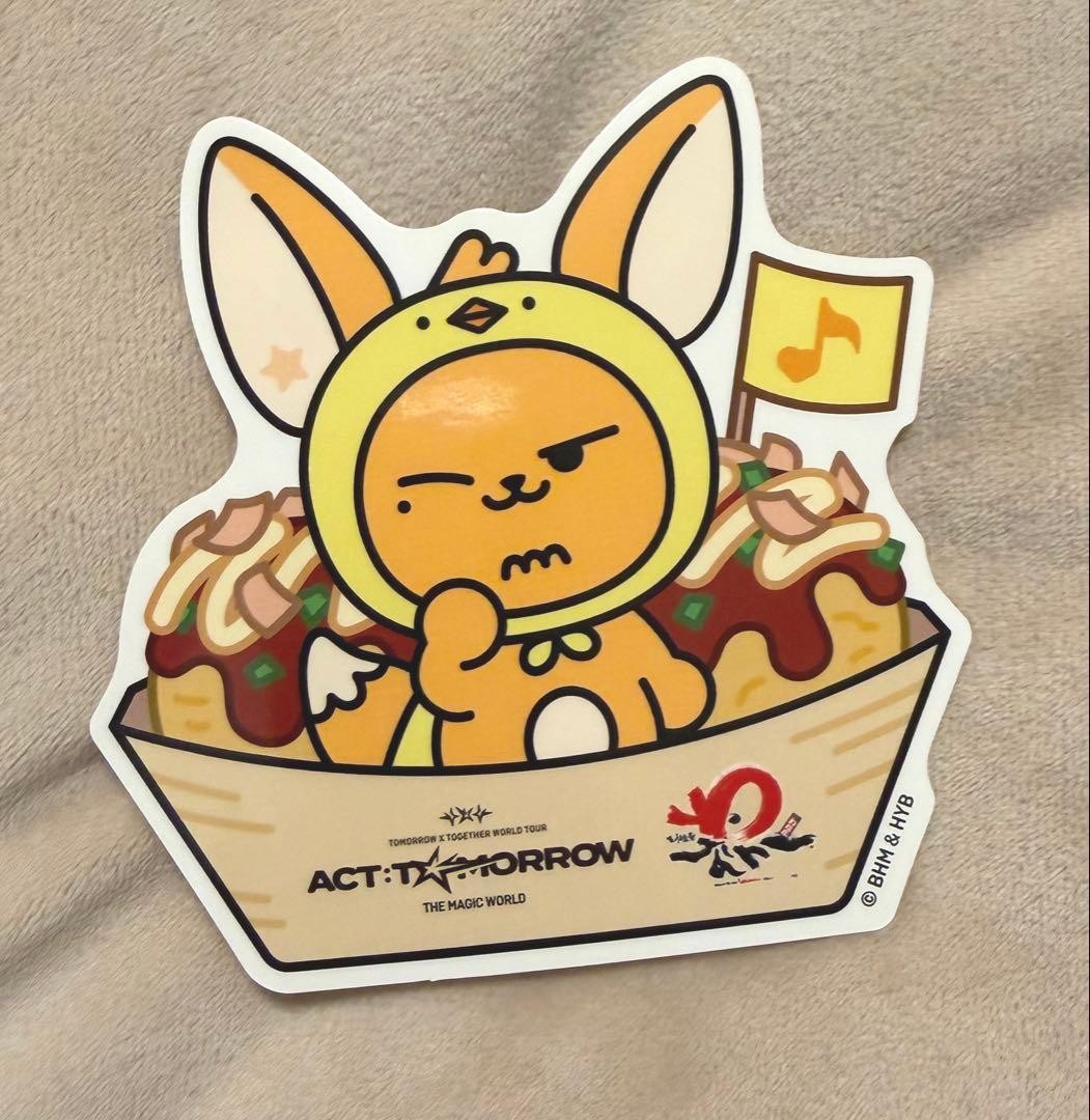 TXT Takoyaki WanaKa Collaboration Sticker FanChun YeonJun