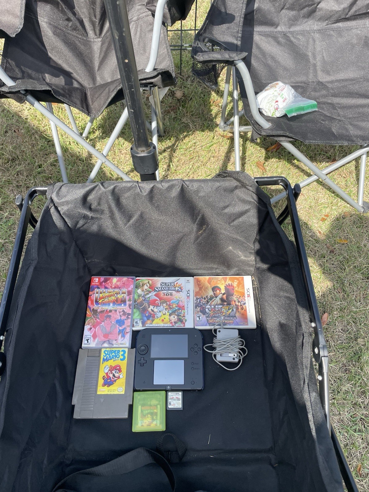 Nintendo 2DS Console with Super Mario, Street Fighter, Smash Bros. Games & Char…